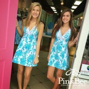 New Lily Pulitzer Brynn Fit & Flare Dress Rare